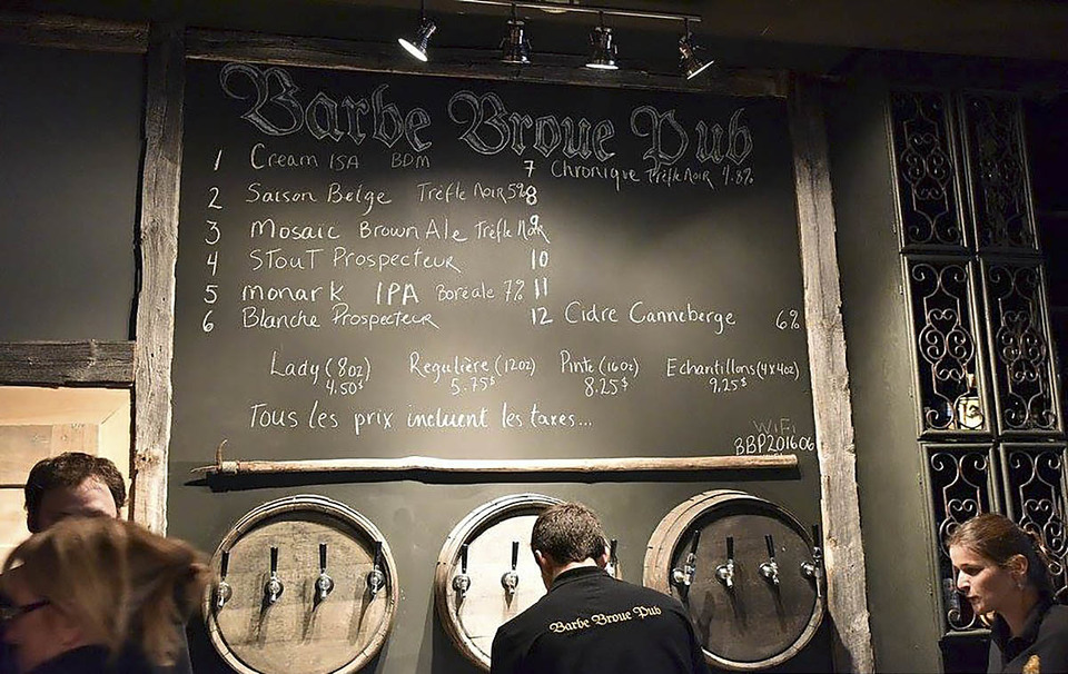 Barbe Broue pub