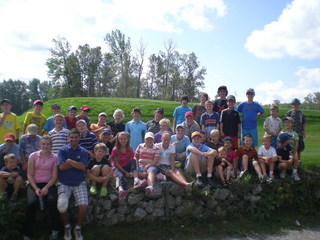 Kids having fun at the Golf Summer Camp
