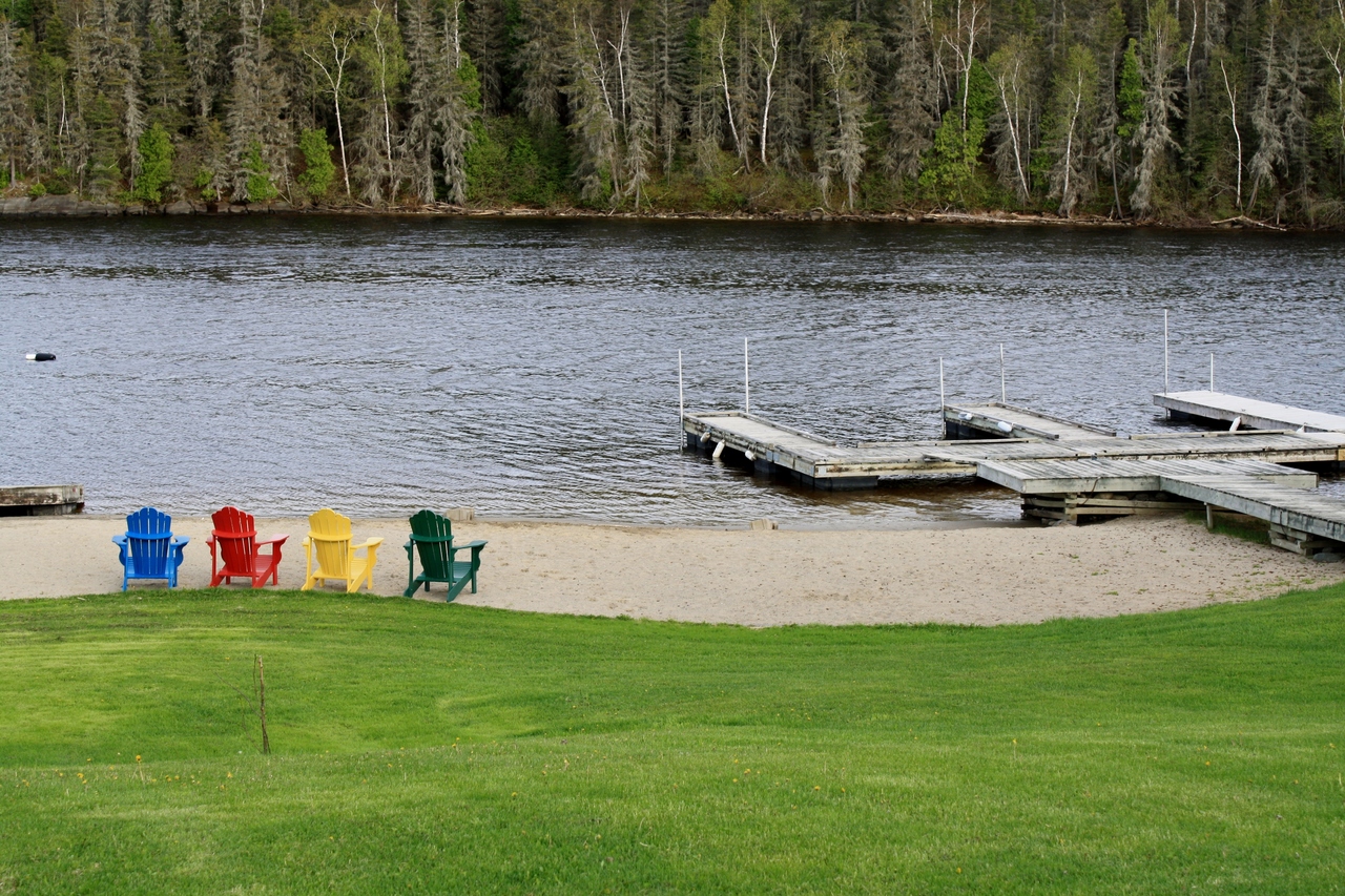 Plage sur la rivière de Montréal