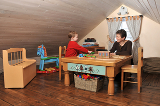 Accommodations with playroom for children