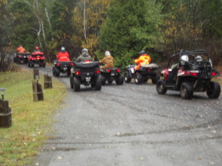 ATV rallye in Northern Ontario