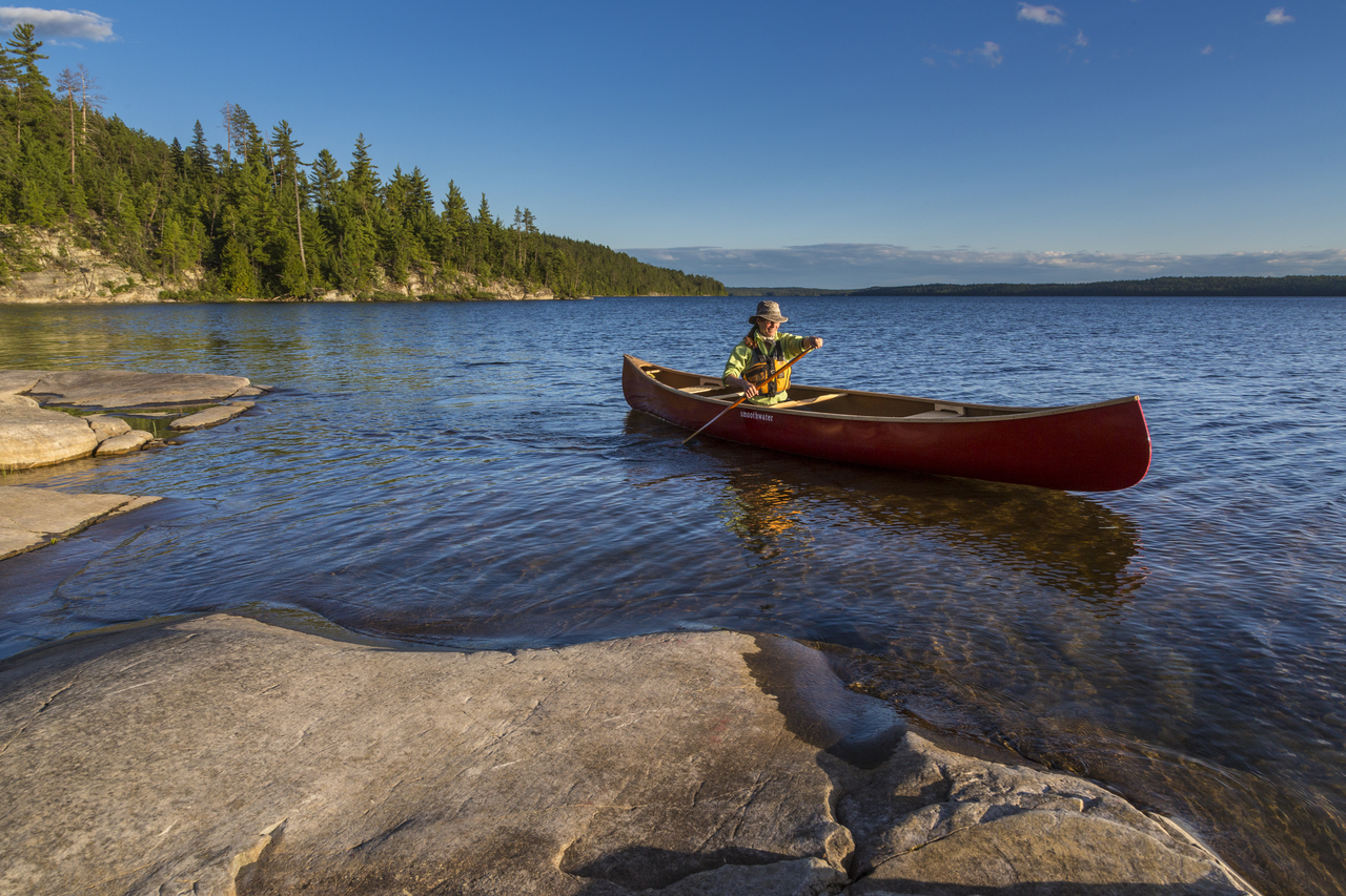 Canoeing on Lake Temagami