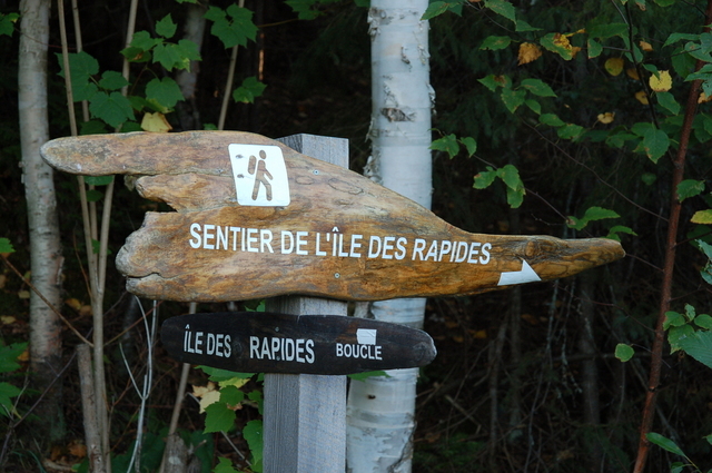 Hiking trails, Récré-eau des Quinze, rivière des Quinze