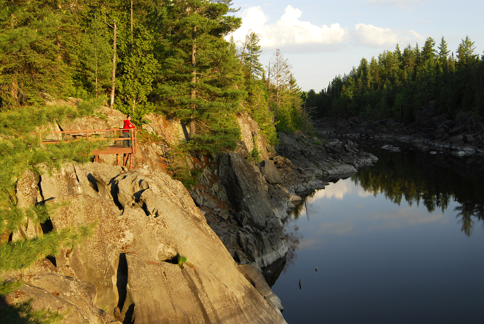 Hiking trails, Récré-eau des Quinze, rivière des Quinze