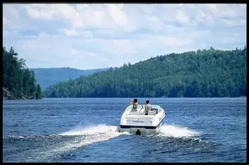 Runabout on Lake Temiskaming